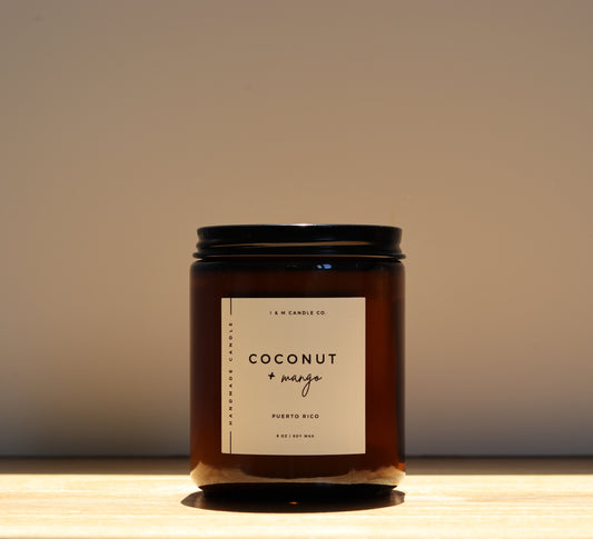 Coconut + Mango Candle 8oz