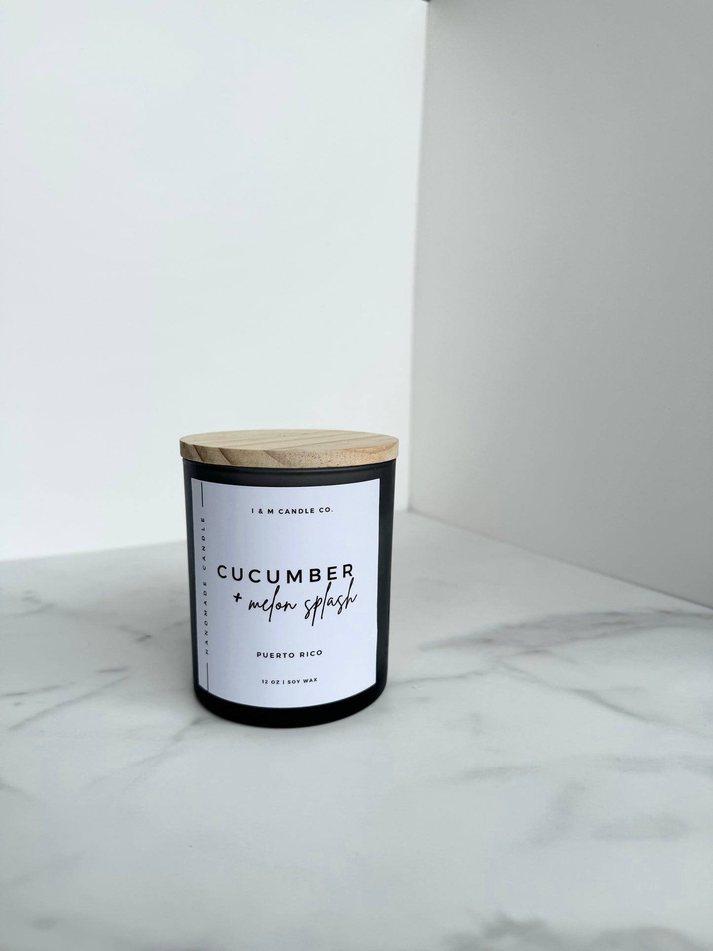 Cucumber+ Melon Candle 12oz