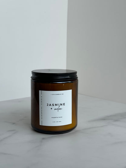 Jasmine + Melon Candle 8oz